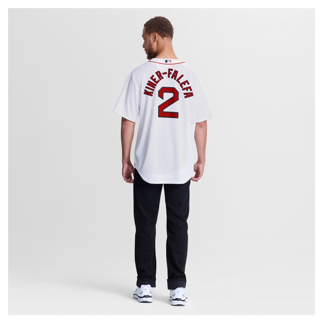 Boston Red Sox Isiah Kiner-Falefa White Home Replica Baseball Jersey | MLB Baseball Jersey