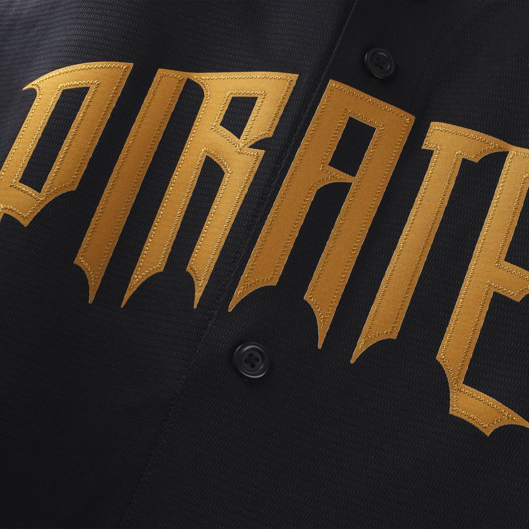 Pittsburgh Pirates Black 2026 City Connect Stadium Baseball Jersey | MLB Baseball Jersey