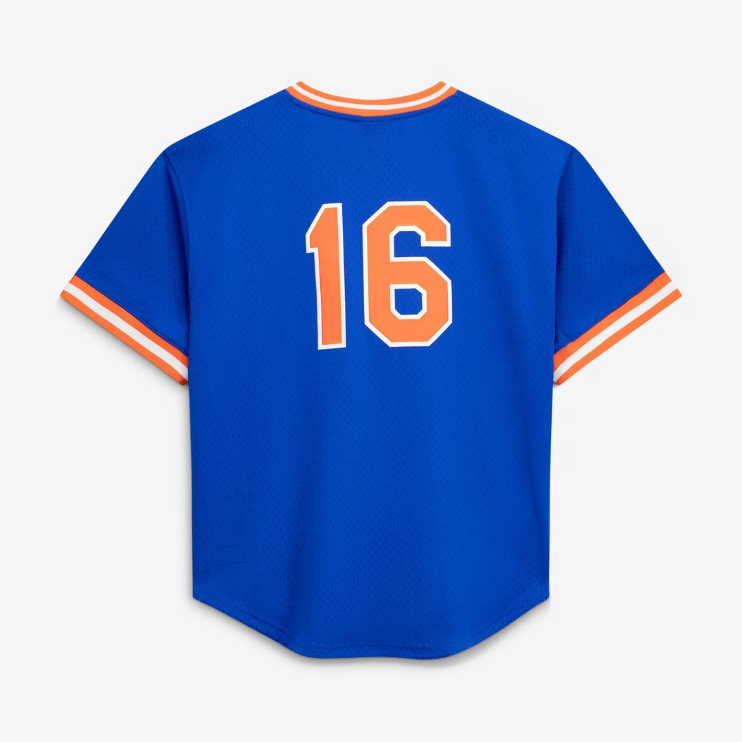 New York Mets Dwight Gooden Royal Authentic Batting Practice Baseball Jersey | MLB Baseball Jersey