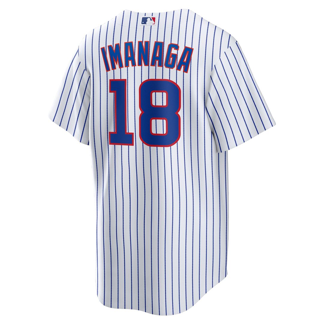 Chicago Cubs Shota Imanaga White Home Replica Baseball Jersey | MLB Baseball Jersey