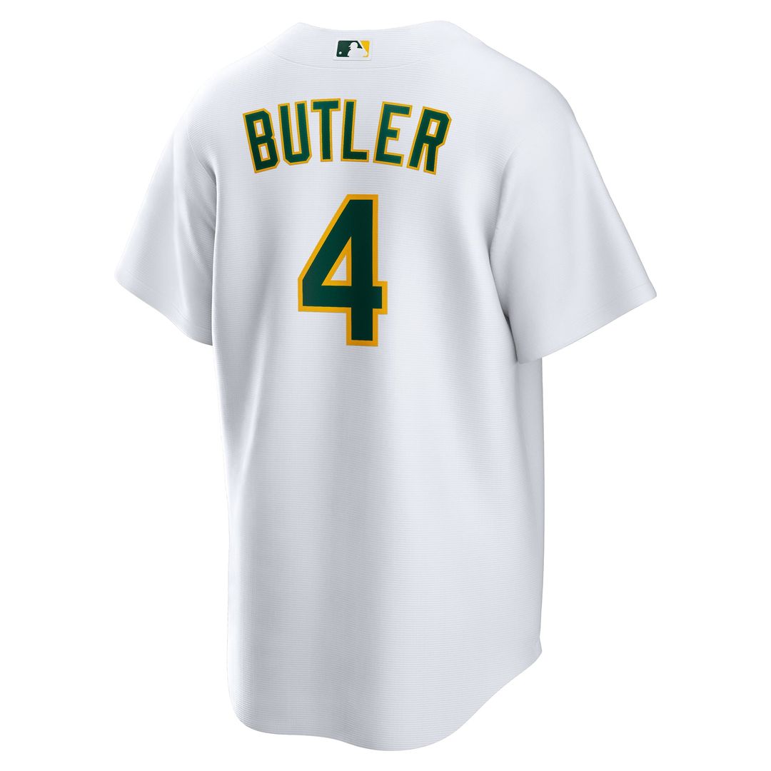 Athletics Lawrence Butler White Home Replica Baseball Jersey | MLB Baseball Jersey