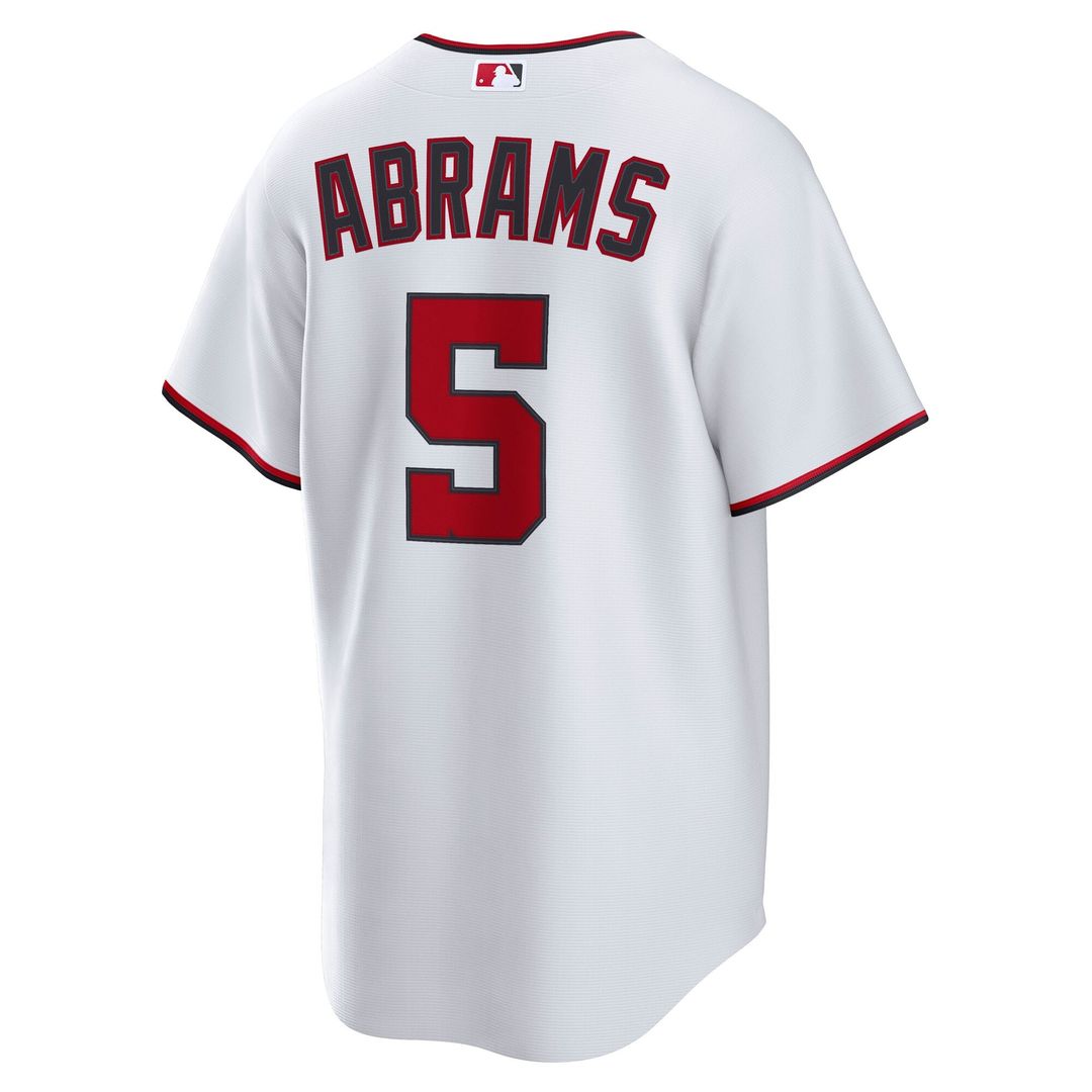Washington Nationals CJ Abrams White Home Replica Baseball Jersey | MLB Baseball Jersey