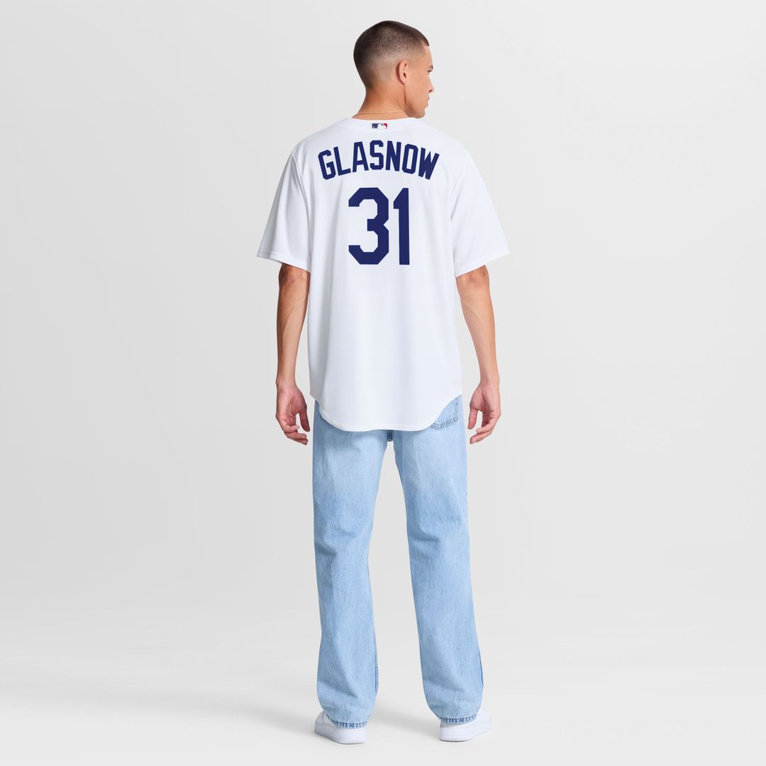 Los Angeles Dodgers Tyler Glasnow White Home Replica Baseball Jersey | MLB Baseball Jersey