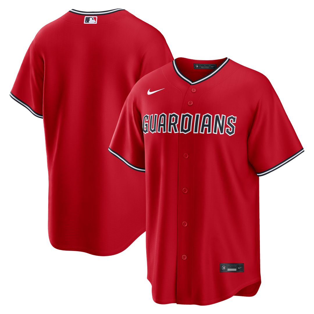 Cleveland Guardians Red Alternate Replica Baseball Jersey