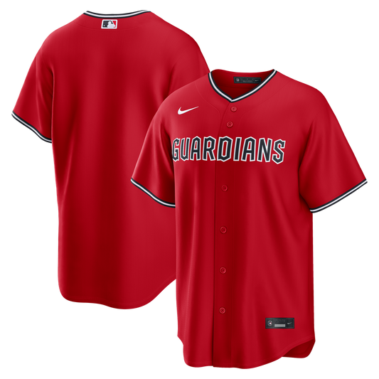 Cleveland Guardians Red Alternate Replica Baseball Jersey