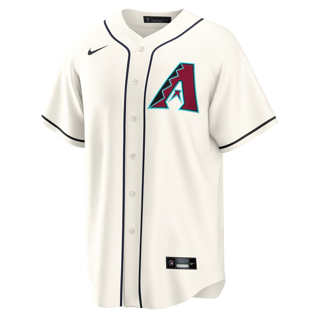 Arizona Diamondbacks Cream Home Replica Baseball Jersey | MLB Baseball Jersey