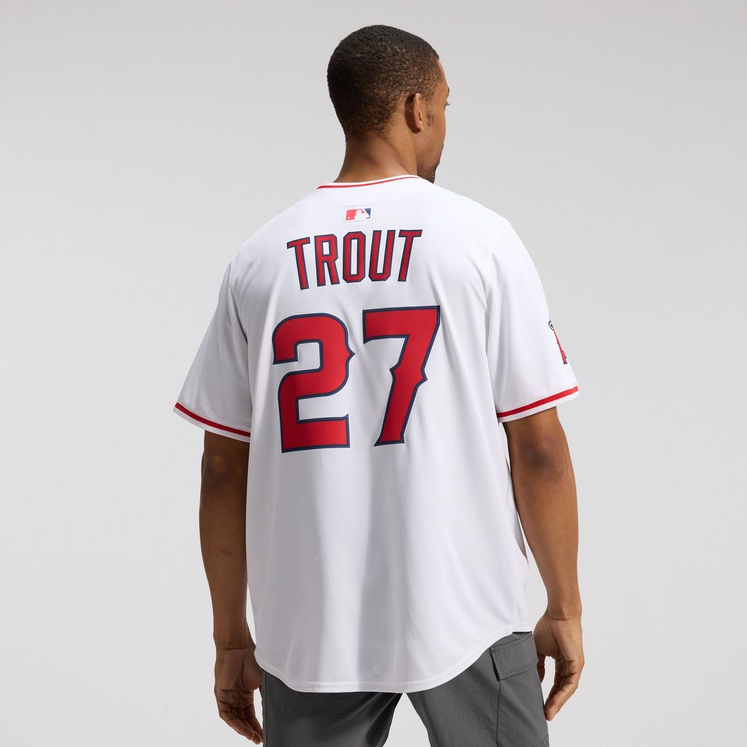 Los Angeles Angels Mike Trout White Home Limited Baseball Jersey | MLB Baseball Jersey