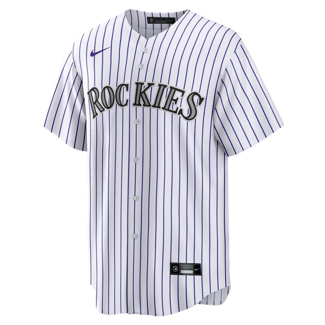 Colorado Rockies Matt Holliday White Home Retired Player Replica Baseball Jersey | MLB Baseball Jersey