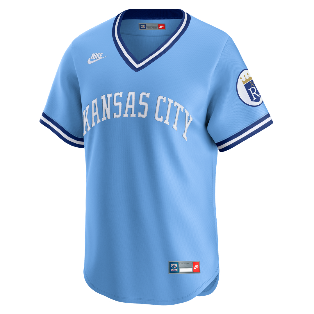 Kansas City Royals Bo Jackson Light Blue Throwback Cooperstown Collection Limited Baseball Jersey | MLB Baseball Jersey
