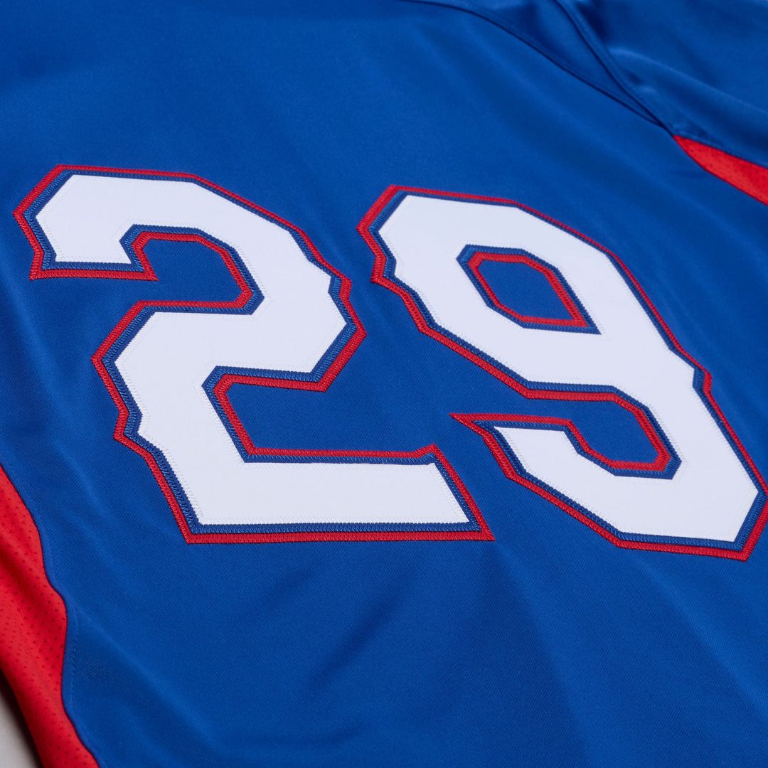 Texas Rangers Adrian Beltre Royal Cooperstown Mesh Batting Practice Button-Up Baseball Jersey | MLB Baseball Jersey