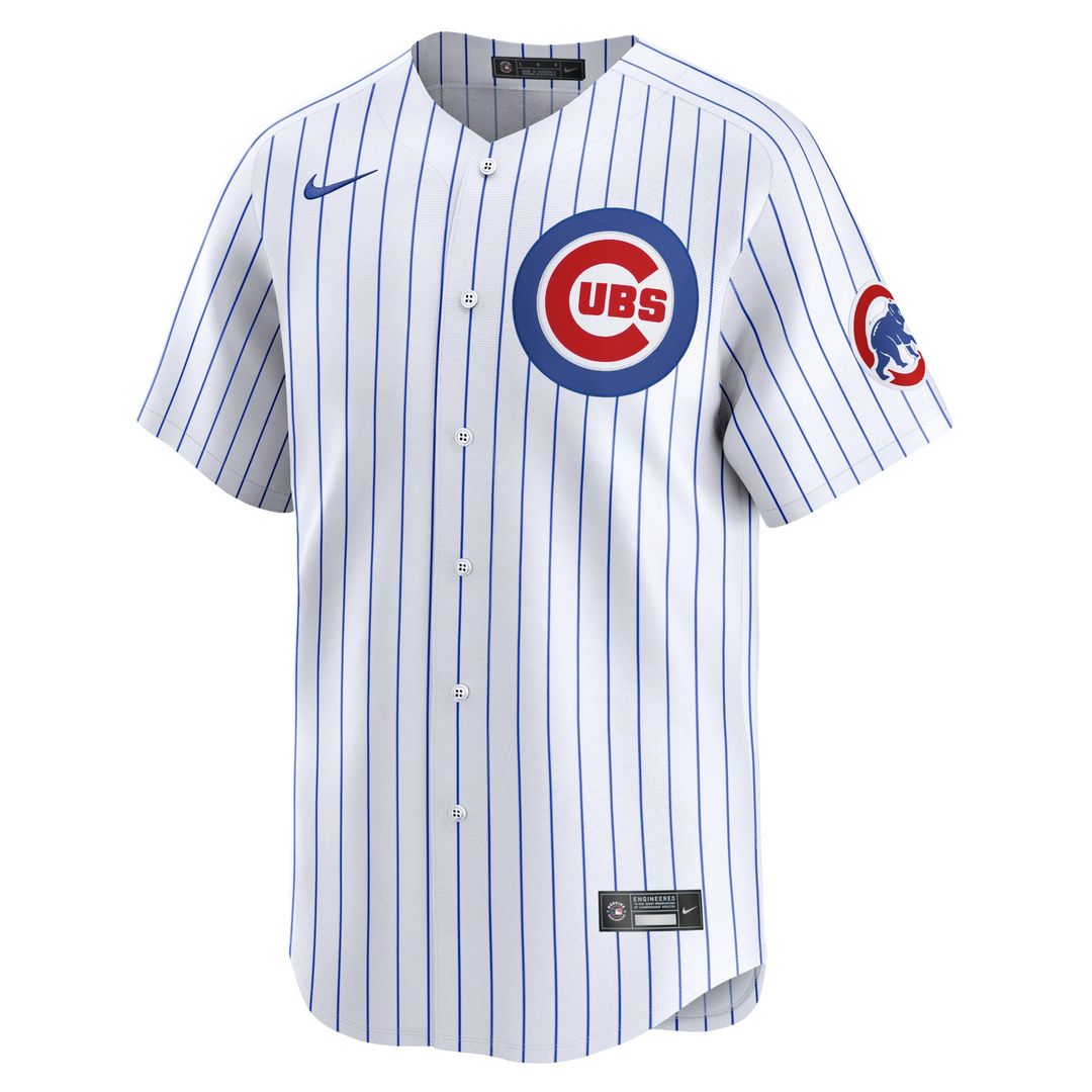 Chicago Cubs Dansby Swanson White Home Limited Baseball Jersey | MLB Baseball Jersey