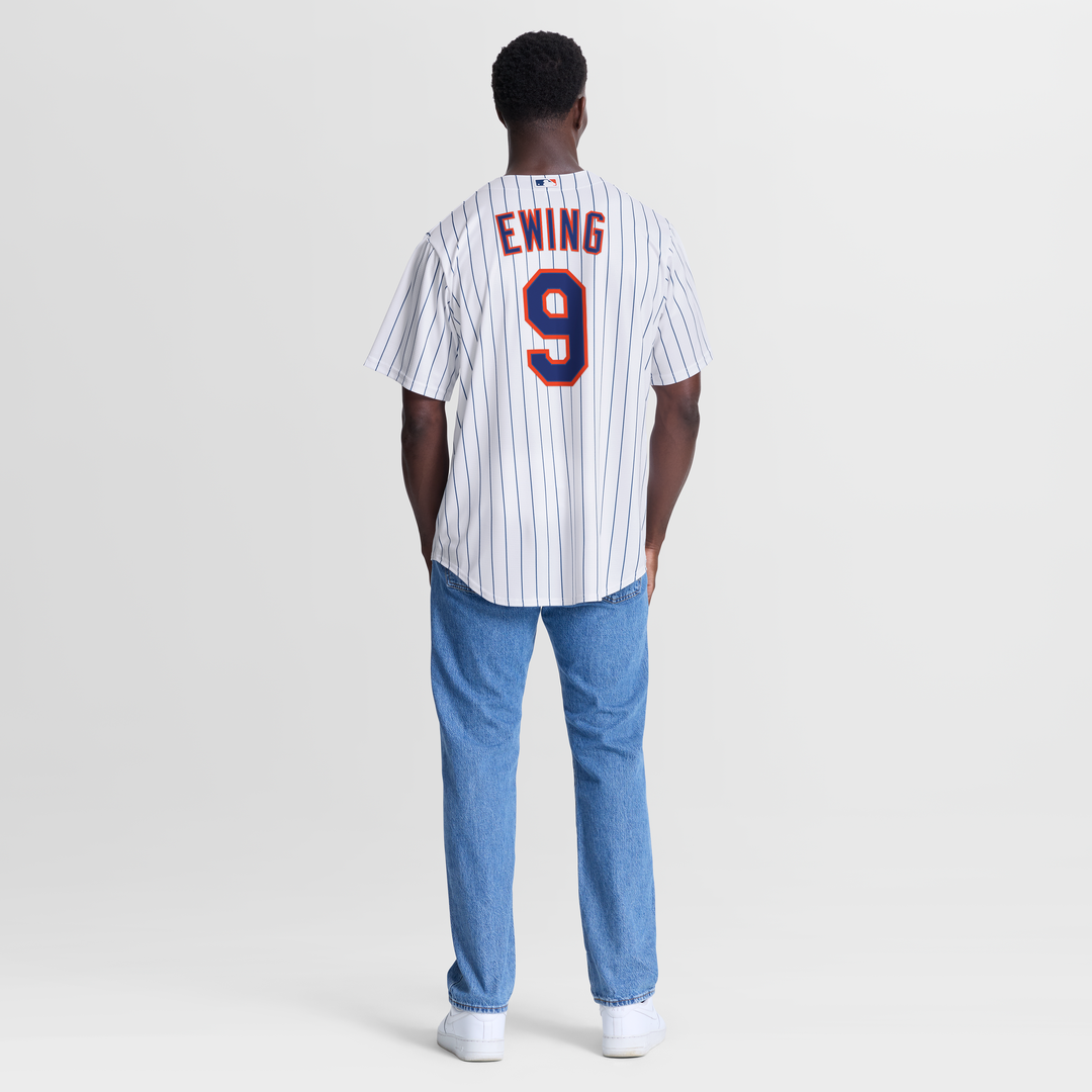 New York Mets AJ Ewing White Home Replica Baseball Jersey | MLB Baseball Jersey
