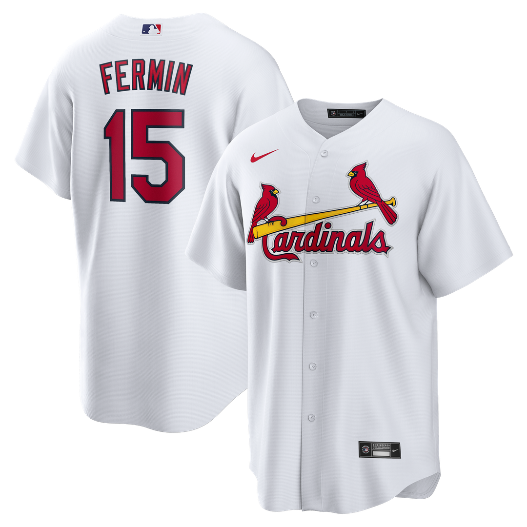 St. Louis Cardinals José Fermín White Home Replica Baseball Jersey