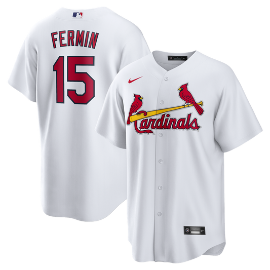 St. Louis Cardinals José Fermín White Home Replica Baseball Jersey