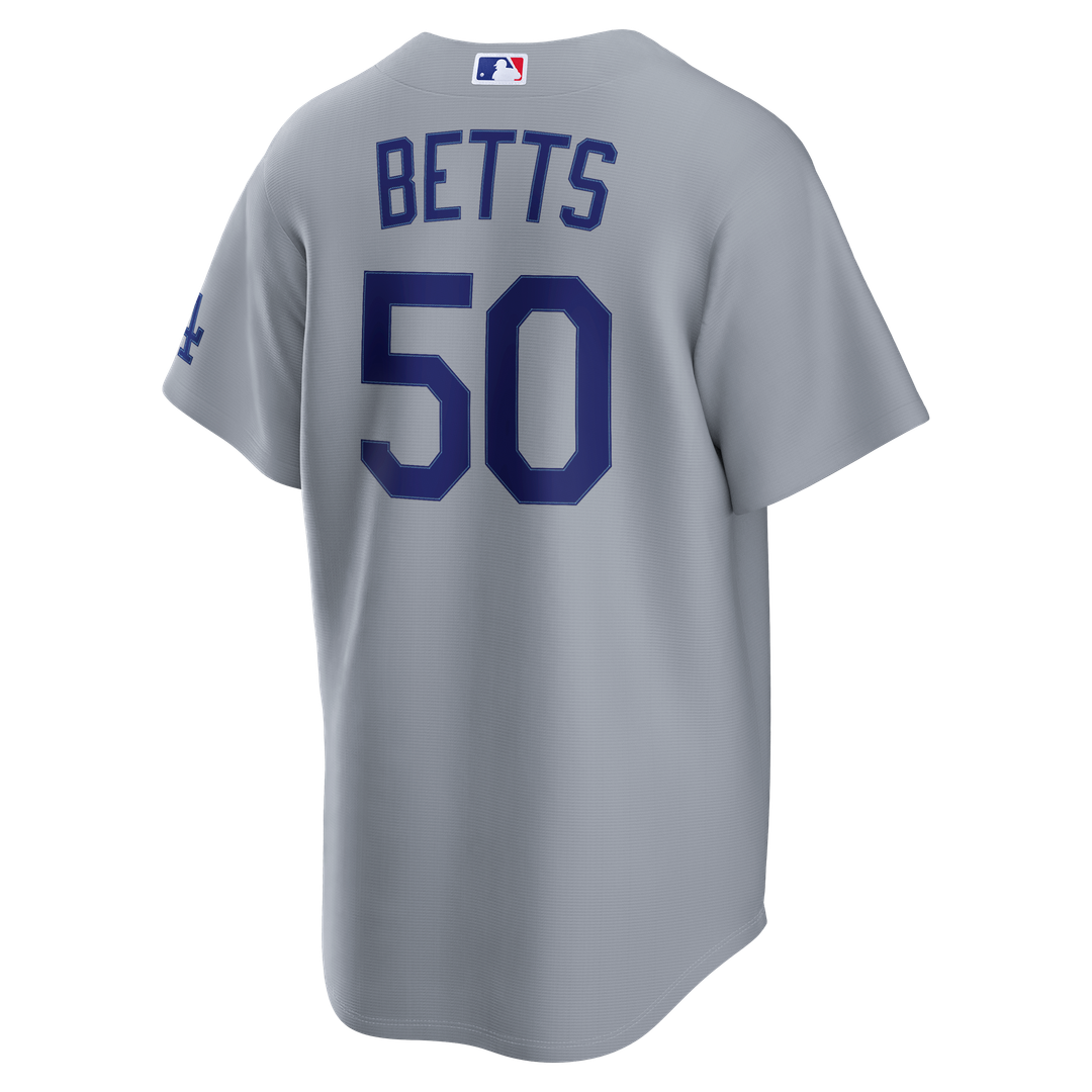 Los Angeles Dodgers Mookie Betts Gray Stadium Baseball Jersey | MLB Baseball Jersey