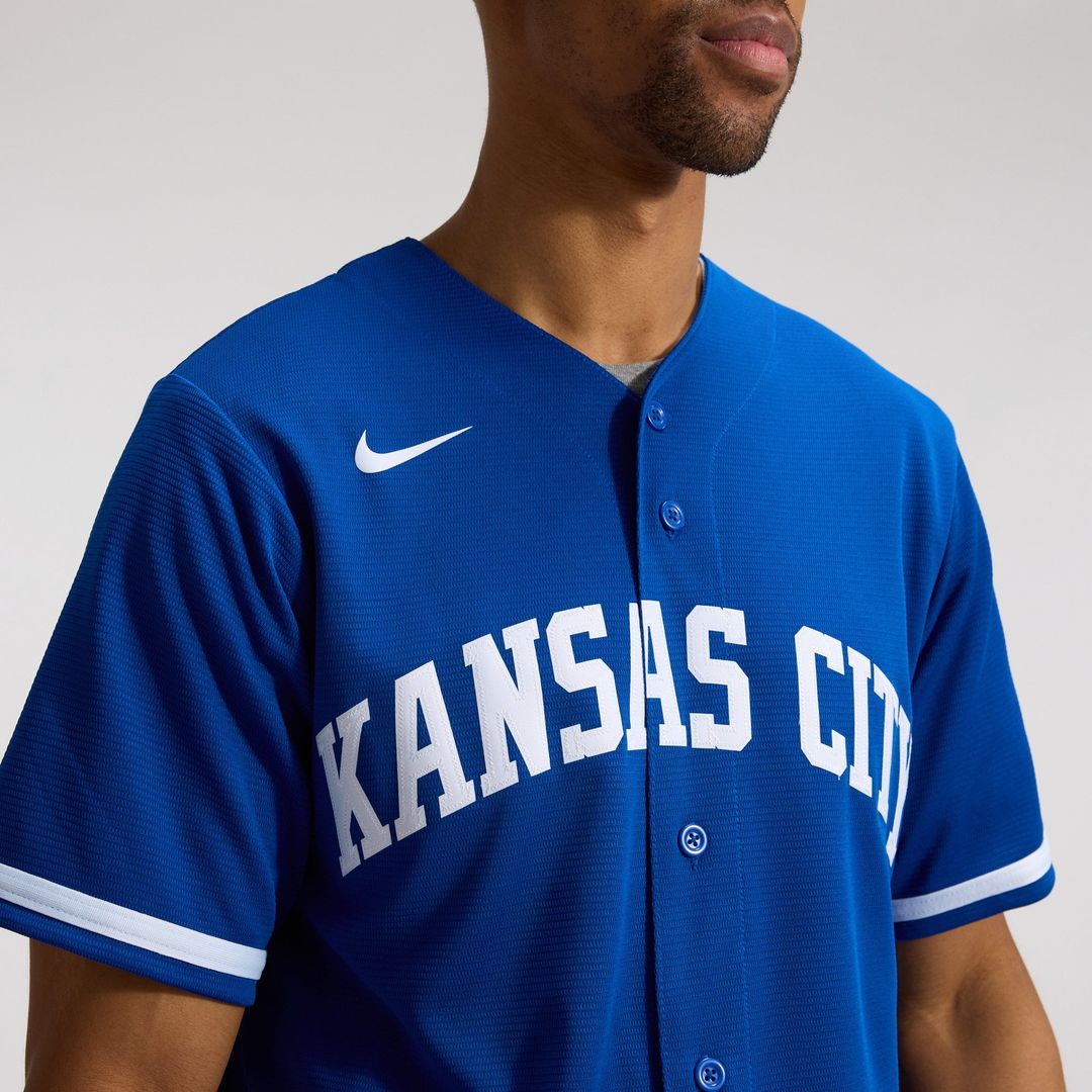 Kansas City Royals Gray Road Replica Team Baseball Jersey | MLB Baseball Jersey