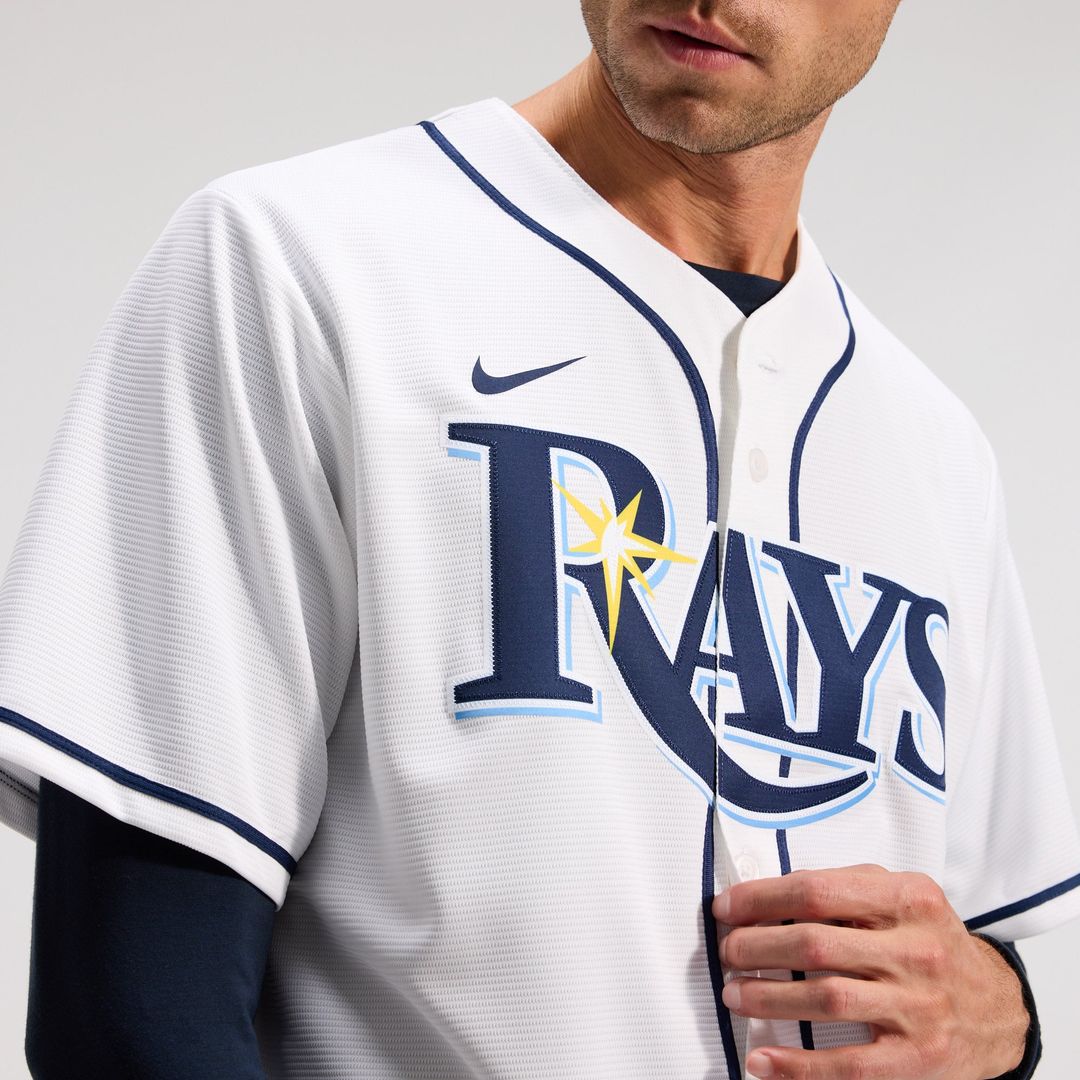 Tampa Bay Rays Yandy Díaz White Home Replica Baseball Jersey | MLB Baseball Jersey