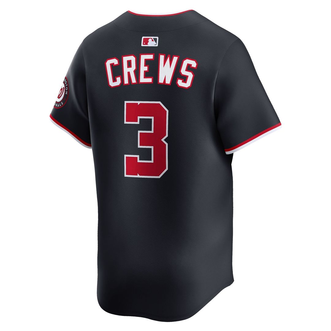 Washington Nationals Dylan Crews Navy Alternate Limited Baseball Jersey | MLB Baseball Jersey