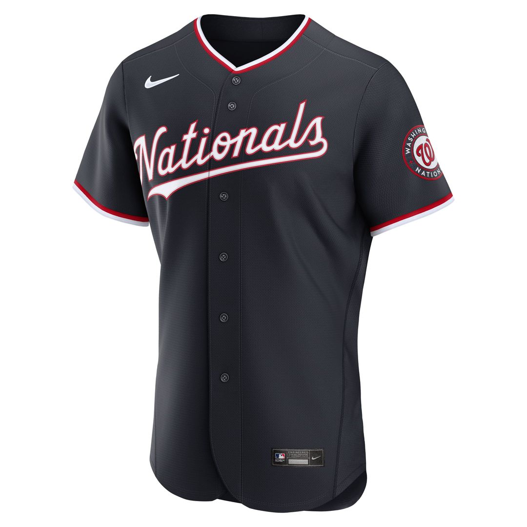 Washington Nationals Navy Alternate Authentic Baseball Jersey | MLB Baseball Jersey