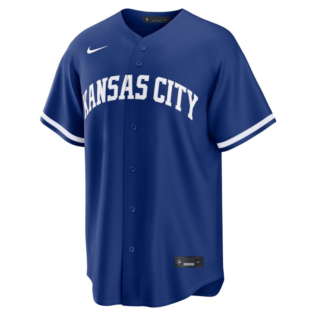 Kansas City Royals Bobby Witt Jr. Royal Alternate Replica Baseball Jersey | MLB Baseball Jersey