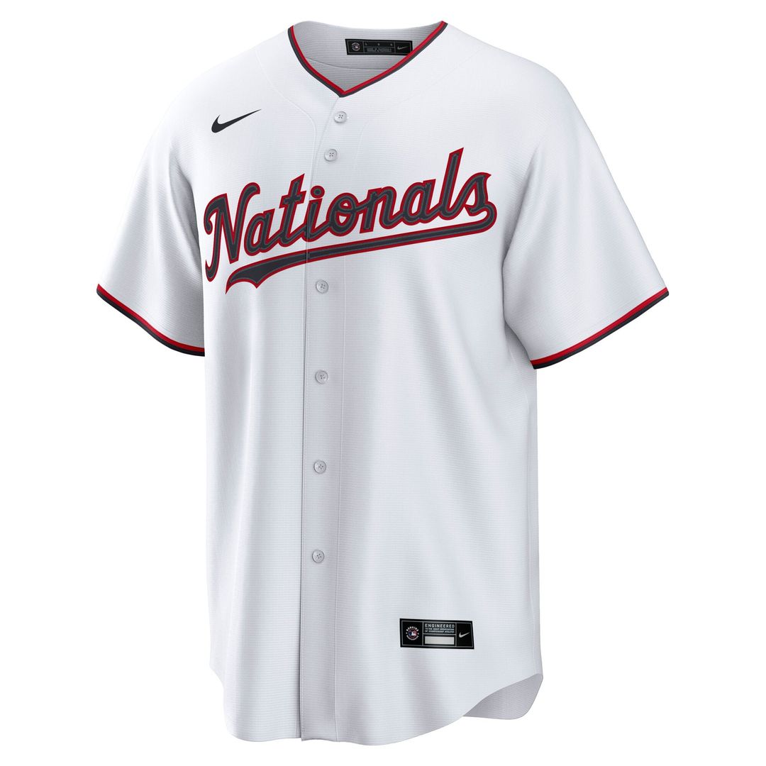 Washington Nationals Dylan Crews White Home Replica Baseball Jersey | MLB Baseball Jersey