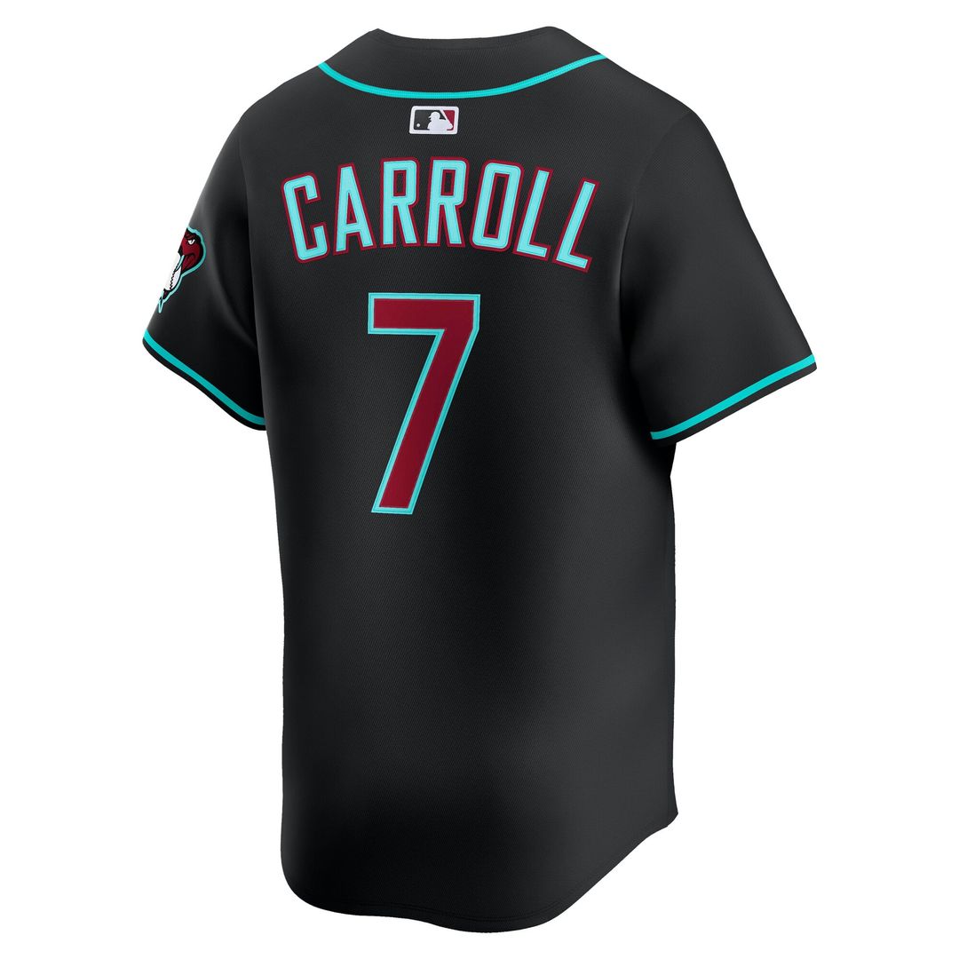 Arizona Diamondbacks Corbin Carroll Black Alternate Limited Baseball Jersey | MLB Baseball Jersey