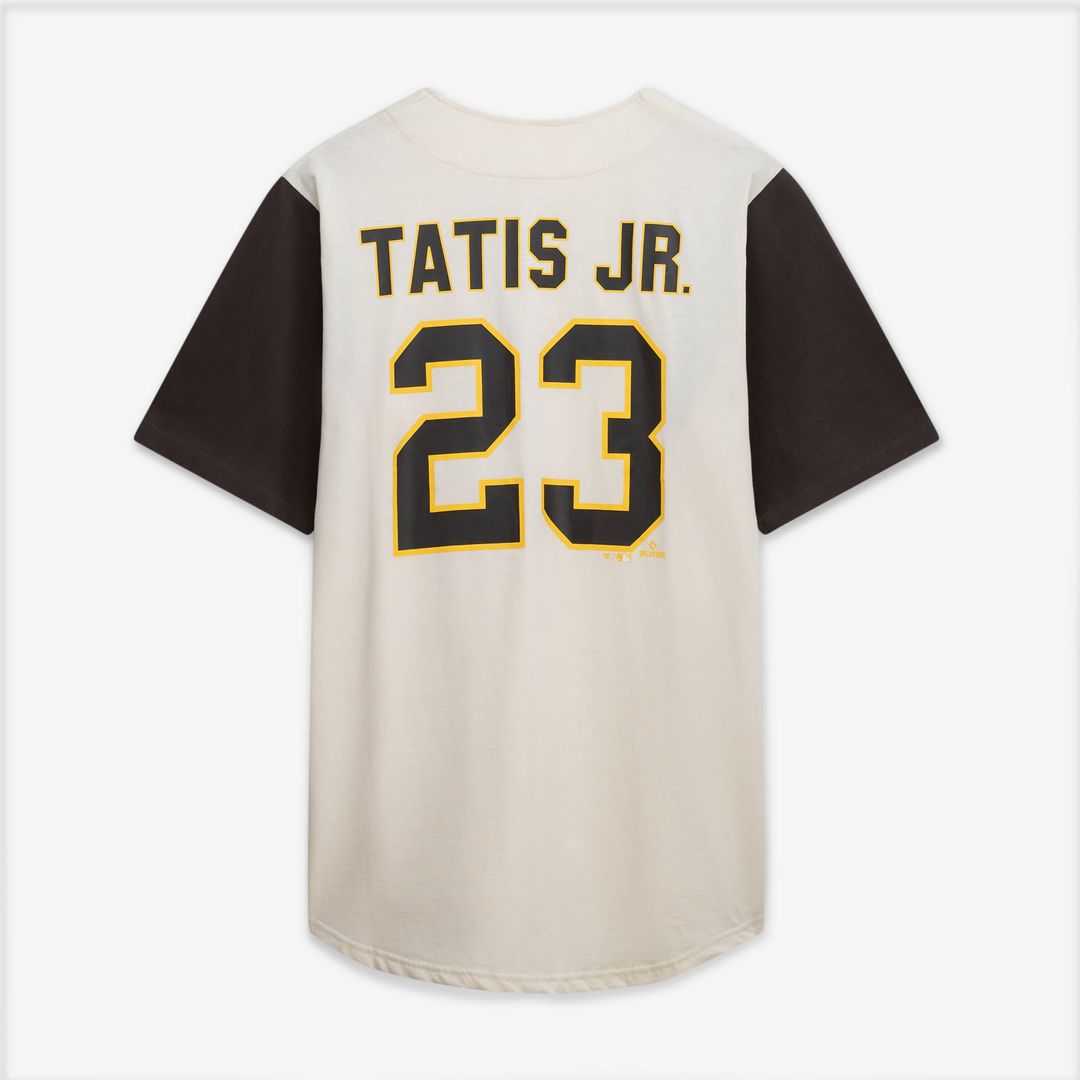 San Diego Padres Profile Cream/Brown Big & Tall Two-Color Fashion Baseball Jersey | MLB Baseball Jersey