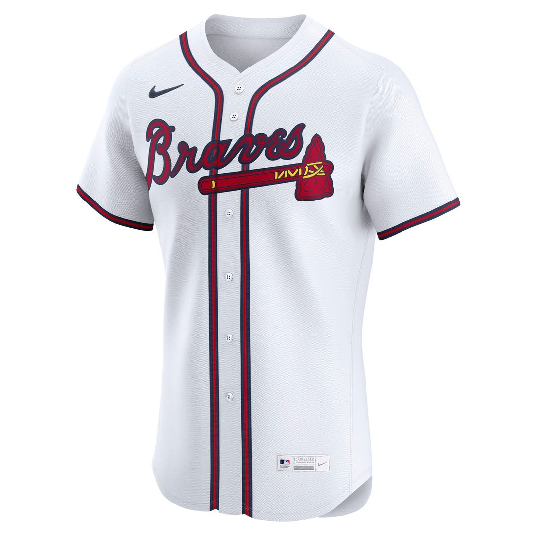 Atlanta Braves Matt Olson White Home Elite Baseball Jersey | MLB Baseball Jersey