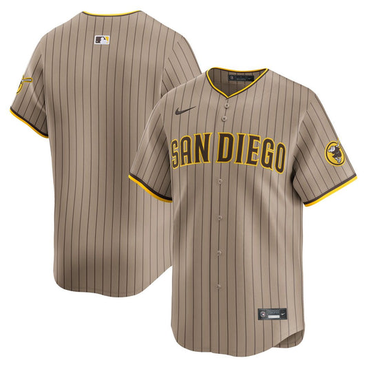 San Diego Padres Khaki Alternate Limited Baseball Jersey