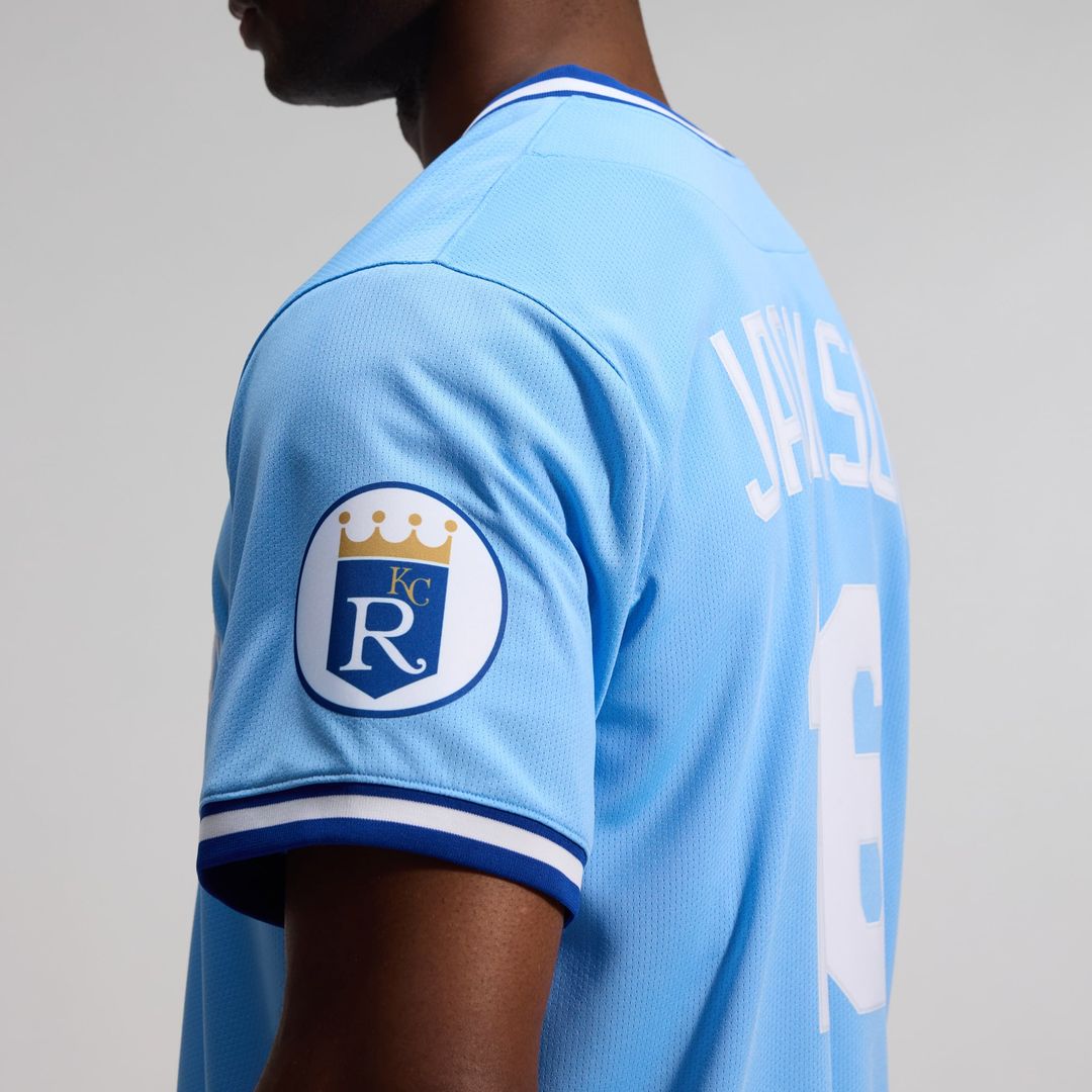 Kansas City Royals Bo Jackson Light Blue Throwback Cooperstown Collection Limited Baseball Jersey | MLB Baseball Jersey