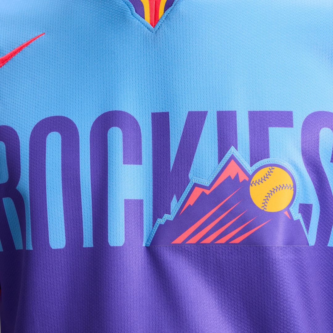 Colorado Rockies Purple/Light Blue 2025 City Connect Limited Baseball Jersey | MLB Baseball Jersey