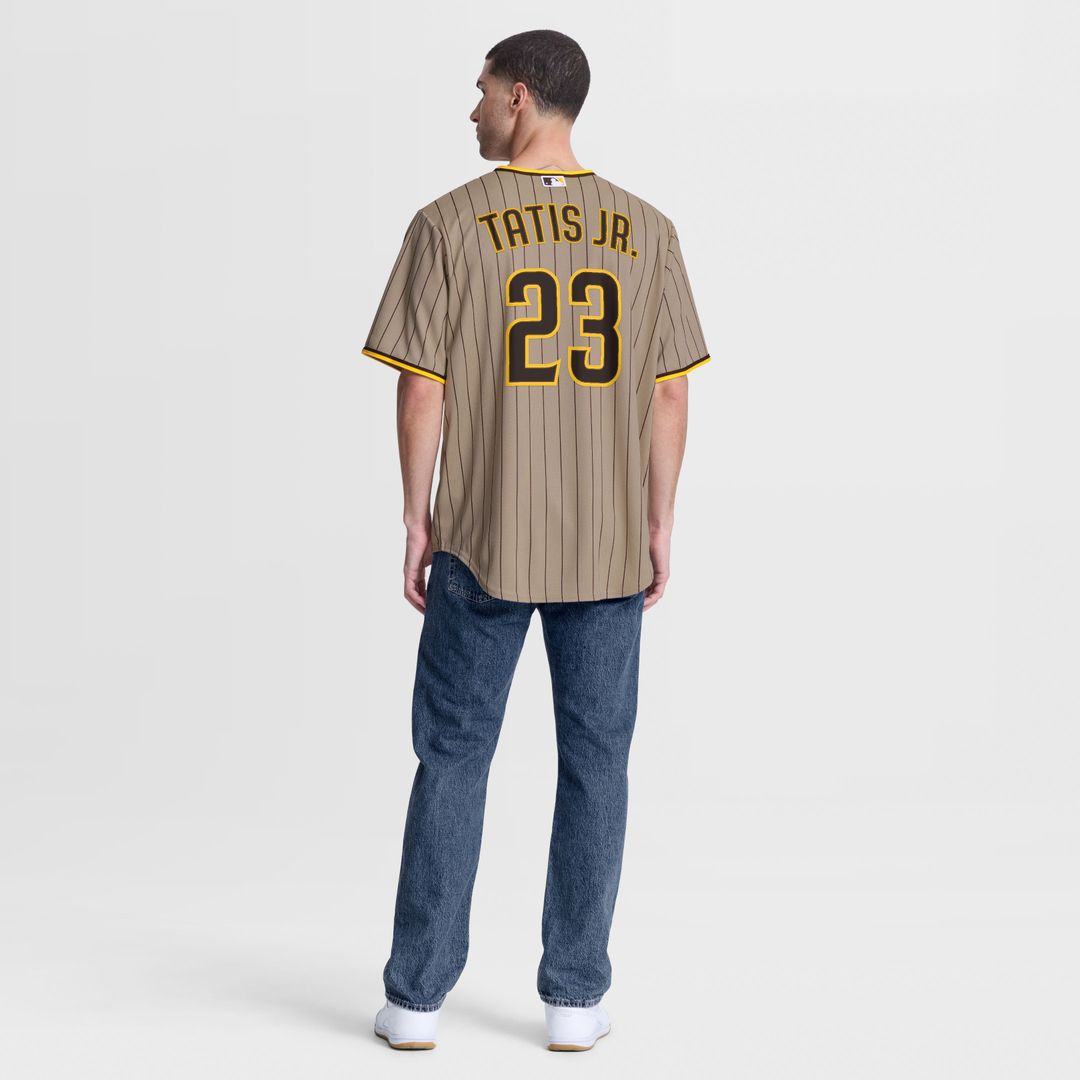 San Diego Padres Fernando Tatis Jr. Brown Road Replica Baseball Jersey | MLB Baseball Jersey