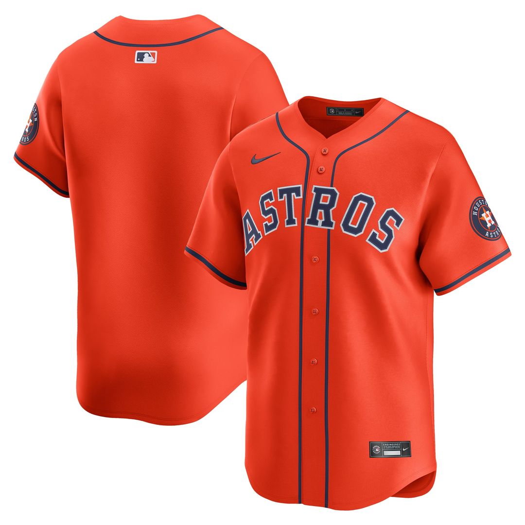 Houston Astros Orange Alternate Limited Baseball Jersey