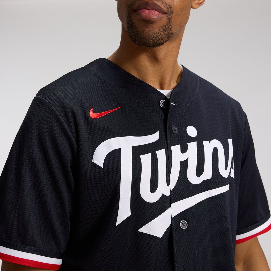 Minnesota Twins Navy Alternate Replica Baseball Jersey | MLB Baseball Jersey