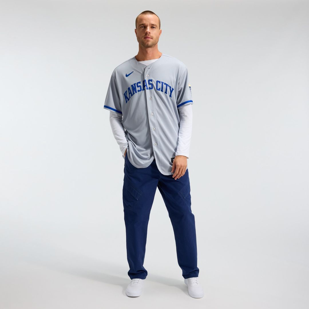 Kansas City Royals Gray 2022 Road Authentic Baseball Jersey | MLB Baseball Jersey