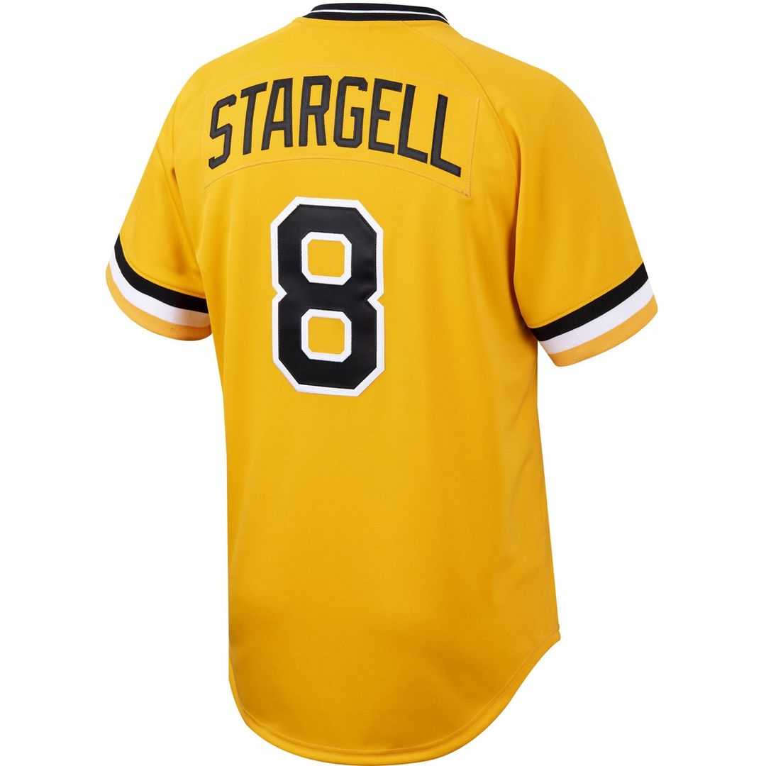 Willie Stargell Pittsburgh Pirates Cooperstown Collection Authentic Baseball Jersey - Gold | MLB Baseball Jersey