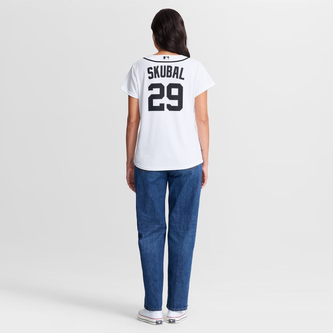 Detroit Tigers Tarik Skubal White Home Replica Baseball Jersey - Women's | MLB Baseball Jersey