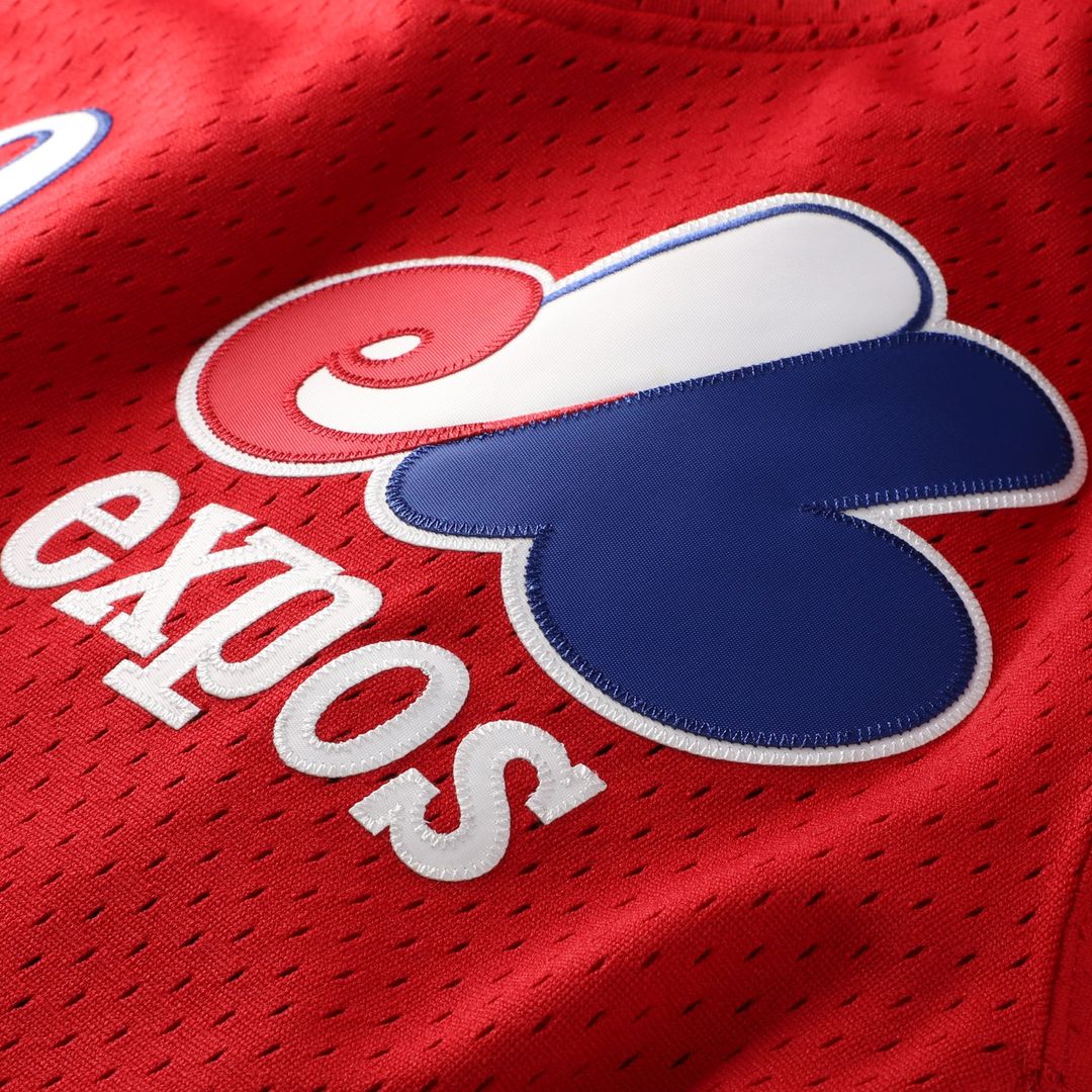 Montreal Expos Tim Raines Scarlet Authentic Batting Practice Baseball Jersey | MLB Baseball Jersey