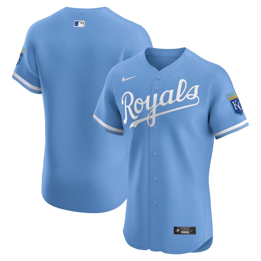 Kansas City Royals Light Blue Alternate Elite Baseball Jersey