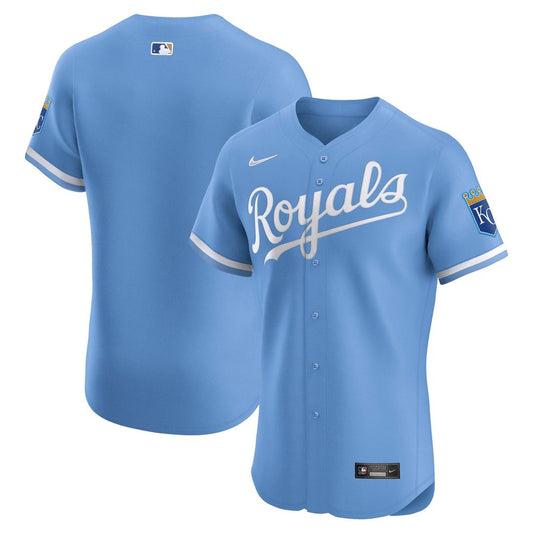 Kansas City Royals Light Blue Alternate Elite Baseball Jersey