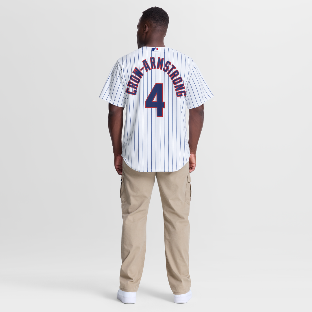 Chicago Cubs Pete Crow-Armstrong White Home Replica Baseball Jersey | MLB Baseball Jersey