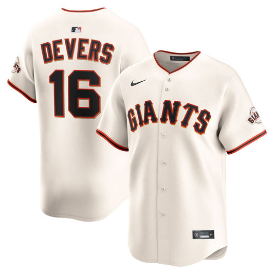 San Francisco Giants Rafael Devers Cream Home Limited Baseball Jersey