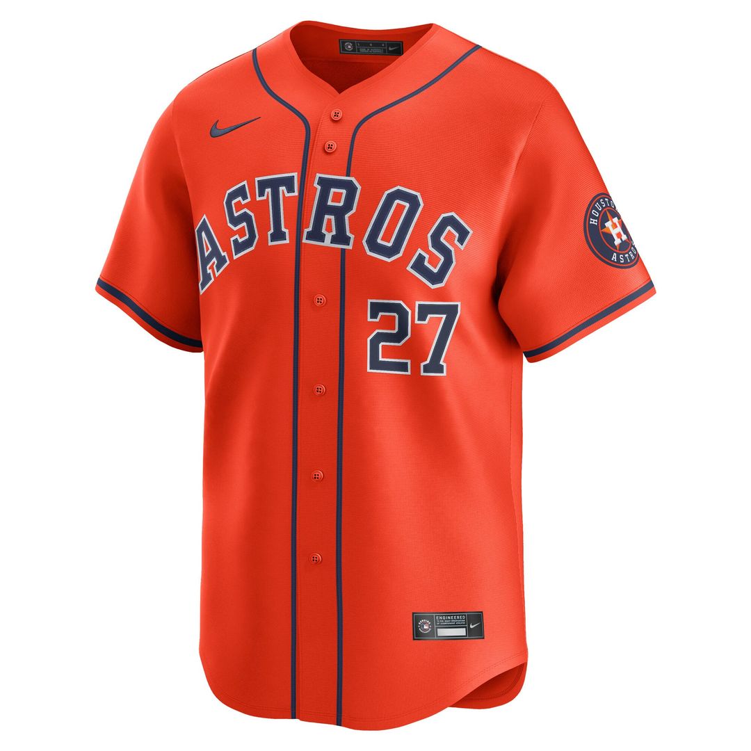 Houston Astros Jose Altuve White Home Limited Baseball Jersey | MLB Baseball Jersey