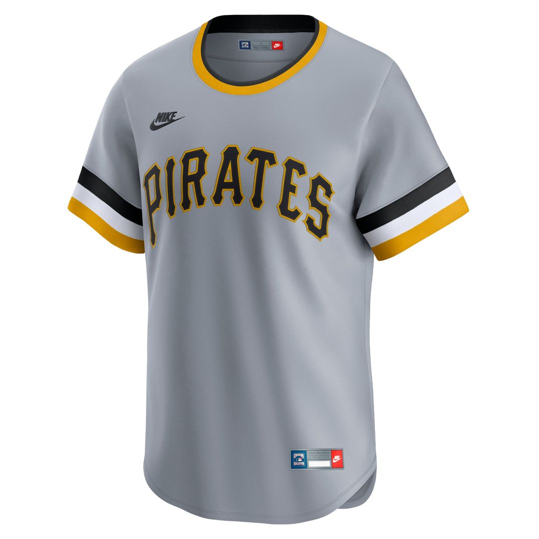 Pittsburgh Pirates Gray Cooperstown Collection Limited Baseball Jersey | MLB Baseball Jersey