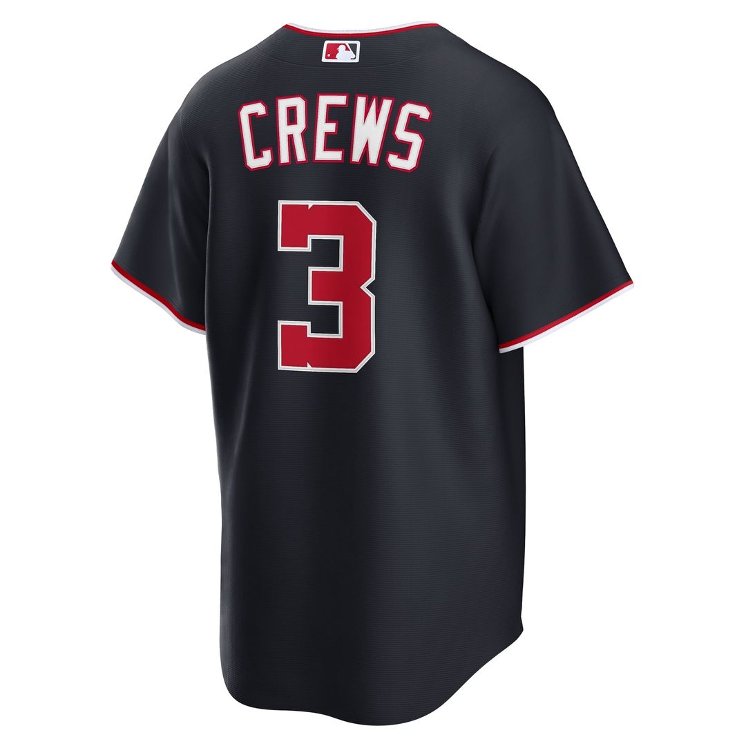 Washington Nationals Dylan Crews Navy Alternate Replica Baseball Jersey | MLB Baseball Jersey