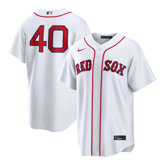 Boston Red Sox Willson Contreras White Home Replica Baseball Jersey