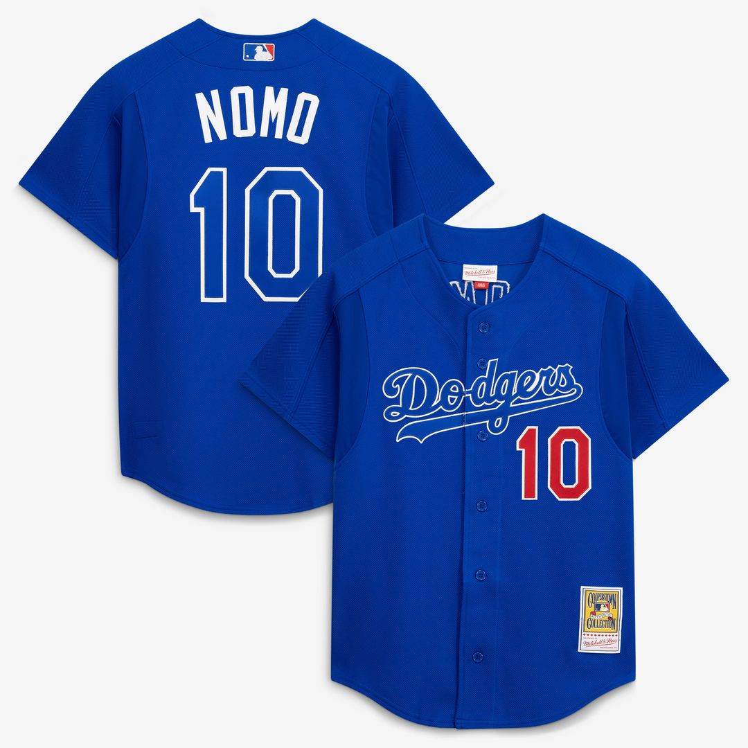 Los Angeles Dodgers Hideo Nomo Royal Cooperstown Collection 2004 Batting Practice Baseball Jersey