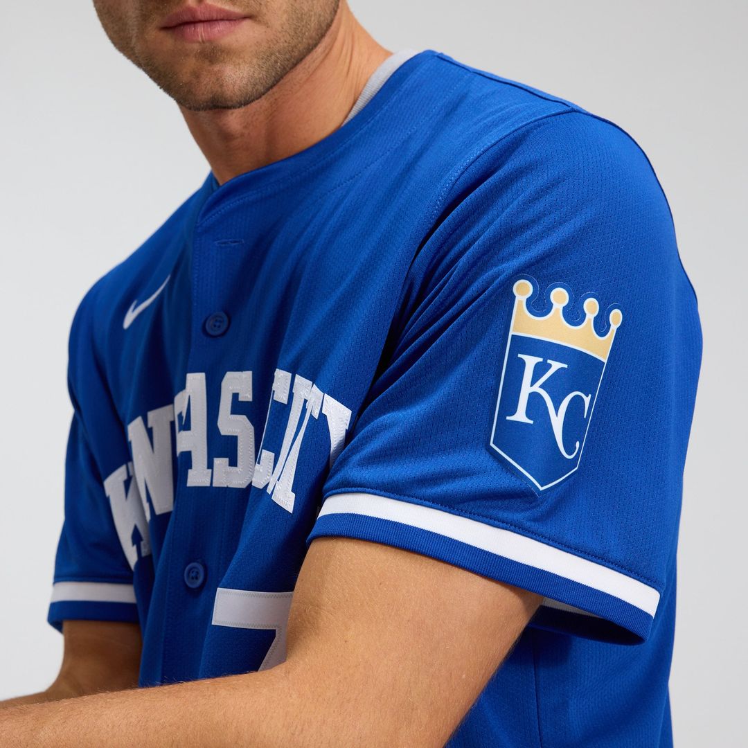Kansas City Royals Bobby Witt Jr. Royal Alternate 2 Limited Baseball Jersey | MLB Baseball Jersey