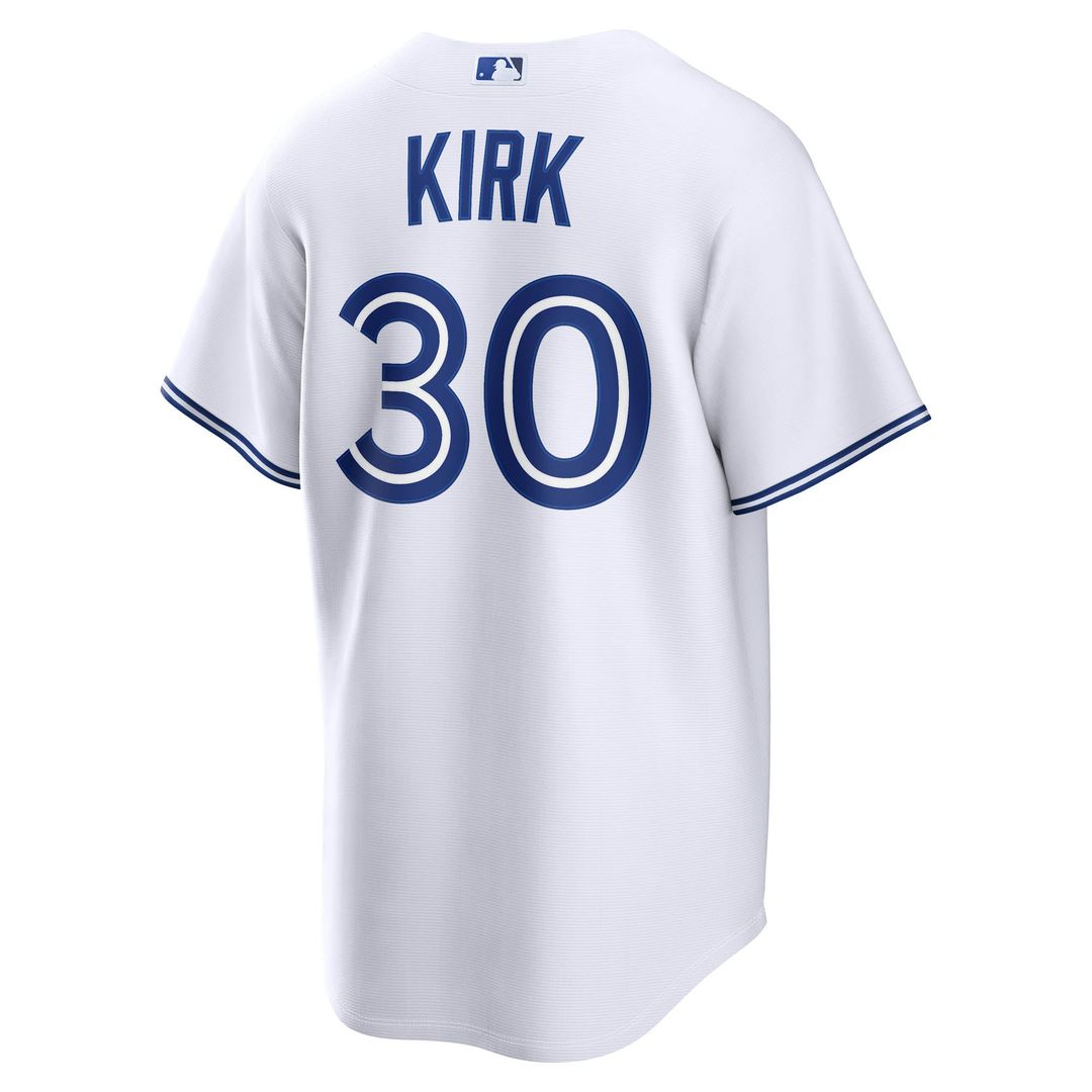 Toronto Blue Jays Alejandro Kirk White Home Replica Baseball Jersey | MLB Baseball Jersey