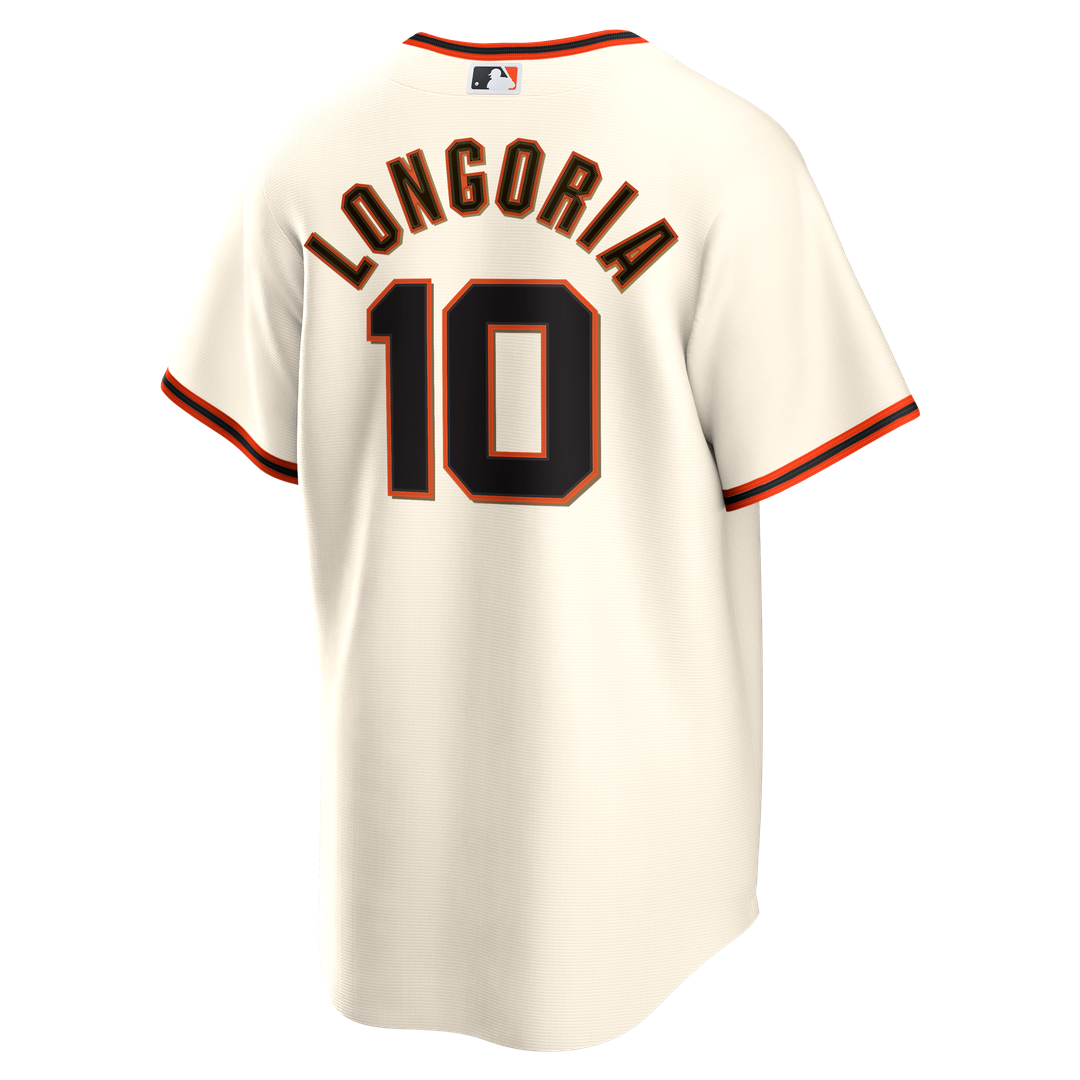San Francisco Giants Evan Longoria Cream Home Retired Player Replica Baseball Jersey | MLB Baseball Jersey